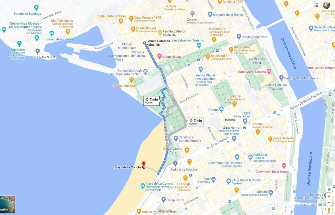 Apartamento Privado En El Corazon De La Parte Vieja San Sebastian Bagian luar foto