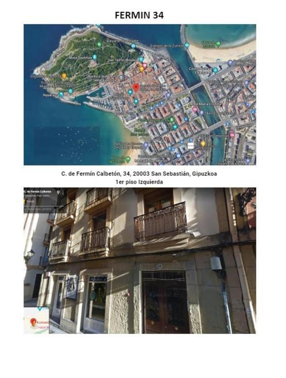 Apartamento Privado En El Corazon De La Parte Vieja San Sebastian Bagian luar foto